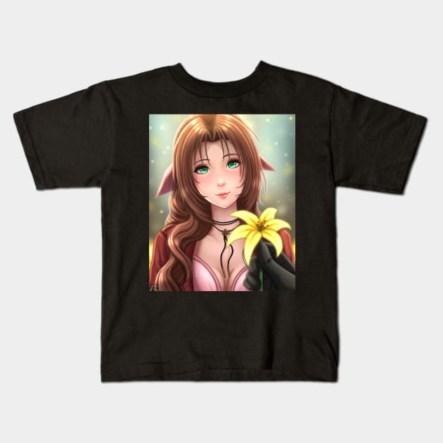 Aerith Kids T-Shirt by SUONIKO